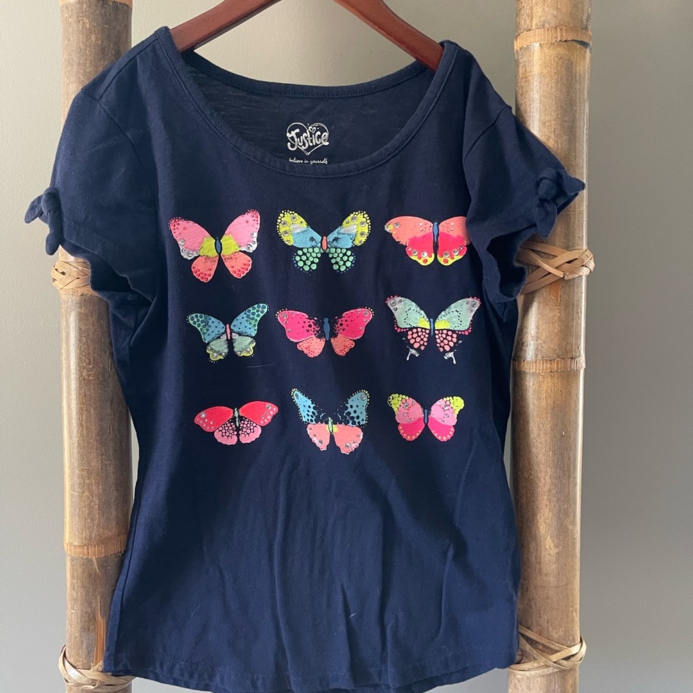 Justice Dark Blue Tee
